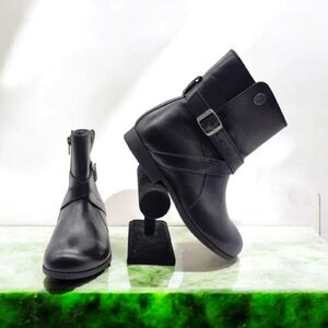 Birkenstock Collins Black Women's Ankle Boots Sz 7 Like New!